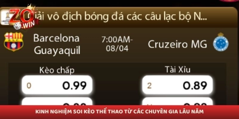 Kinh nghiệm soi kèo thể thao từ các chuyên gia lâu năm