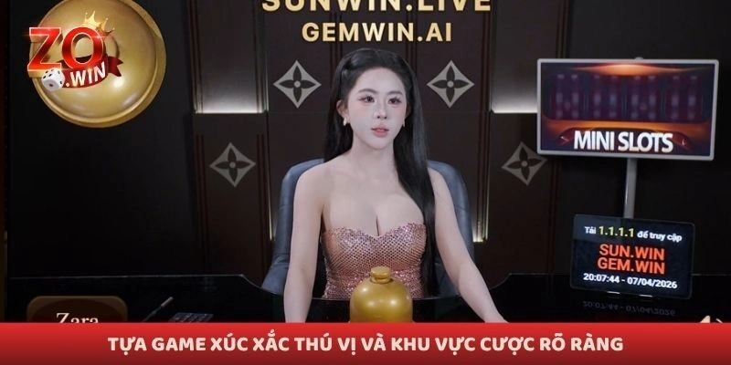 Tựa game xúc xắc thú vị và khu vực cược rõ ràng
