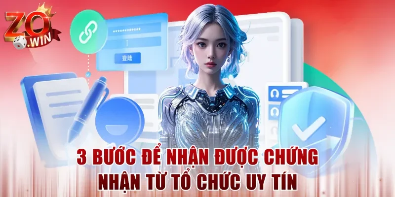 3 bước để nhận được chứng nhận từ tổ chức uy tín