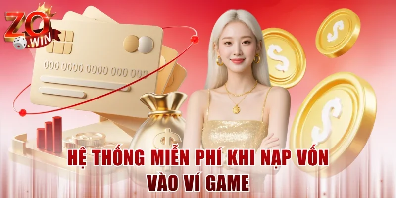 Hệ thống miễn phí khi nạp vốn vào ví game