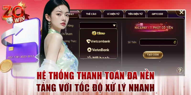 Hệ thống thanh toán đa nền tảng với tốc độ xử lý nhanh