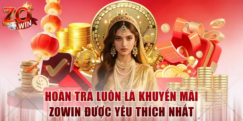 Hoàn trả luôn là khuyến mãi ZOWIN được yêu thích nhất