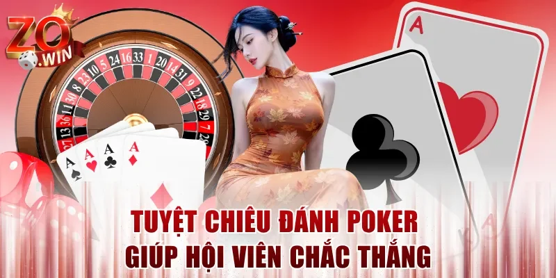 Tuyệt chiêu đánh Poker giúp hội viên chắc thắng
